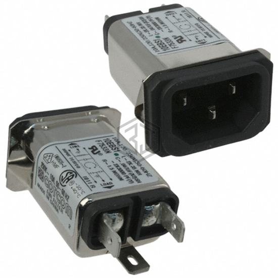 10EBS1 - TE Connectivity Corcom Filters - Power Entry Connectors - Inlets, Outlets, Modules