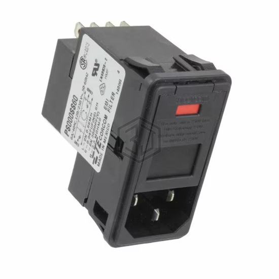 PS000SS60 - TE Connectivity Corcom Filters - Power Entry Connectors - Inlets, Outlets, Modules