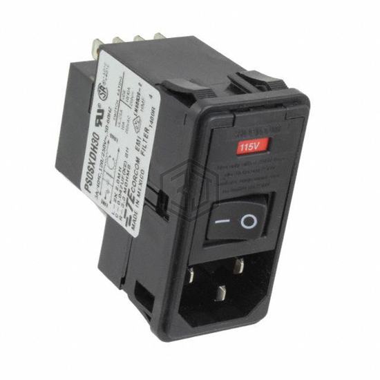 PS0SXDH30 - TE Connectivity Corcom Filters - Power Entry Connectors - Inlets, Outlets, Modules
