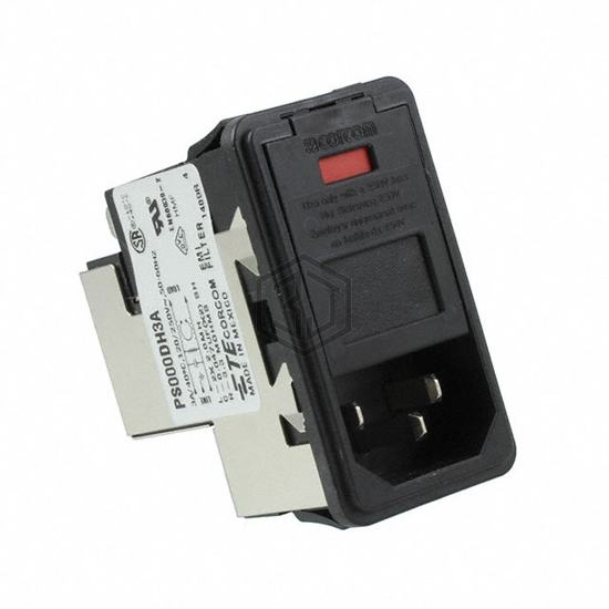 3-6609106-7 - TE Connectivity Corcom Filters - Power Entry Connectors - Inlets, Outlets, Modules