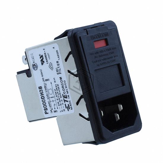 4-6609106-1 - TE Connectivity Corcom Filters - Power Entry Connectors - Inlets, Outlets, Modules