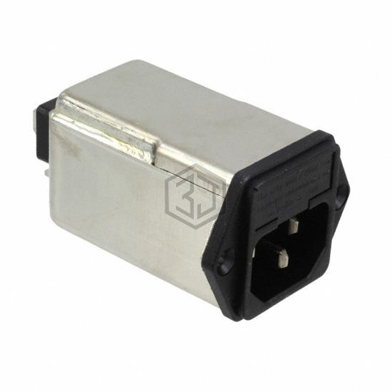 3EGG1C-2 - TE Connectivity Corcom Filters - Power Entry Connectors - Inlets, Outlets, Modules