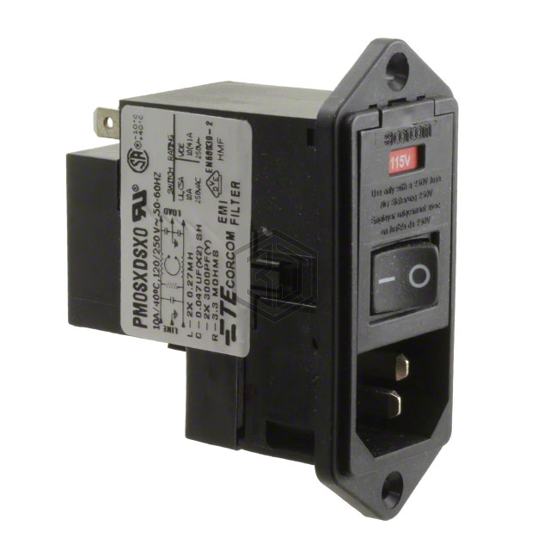 3-6609940-4 - TE Connectivity Corcom Filters - Power Entry Connectors - Inlets, Outlets, Modules