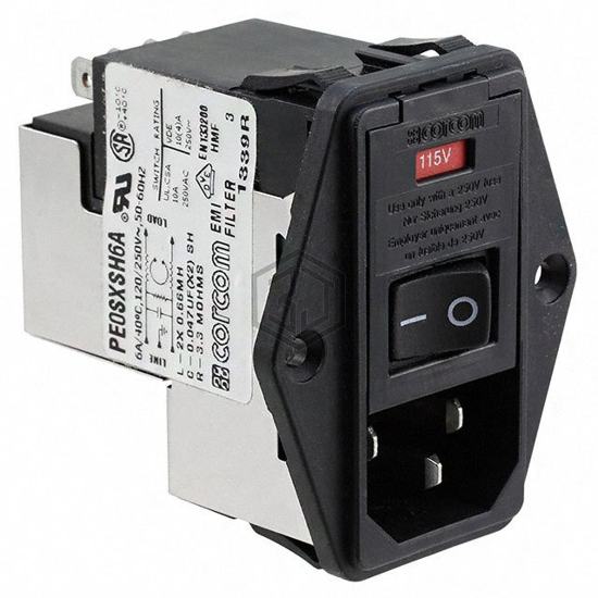 2-6609929-9 - TE Connectivity Corcom Filters - Power Entry Connectors - Inlets, Outlets, Modules