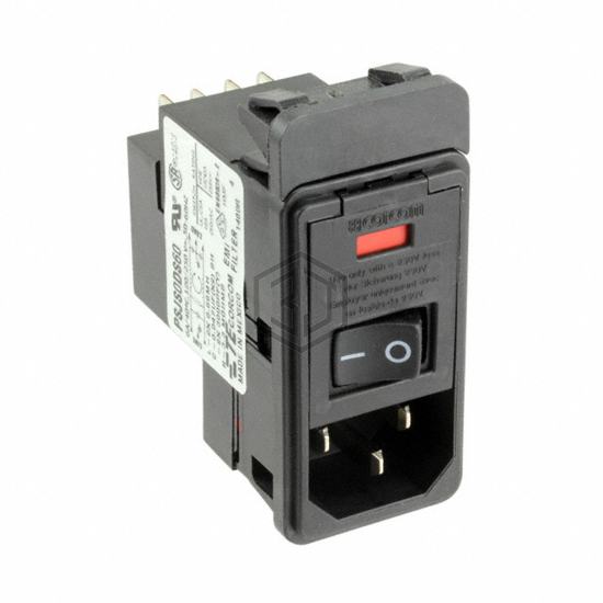 6-6609946-1 - TE Connectivity Corcom Filters - Power Entry Connectors - Inlets, Outlets, Modules