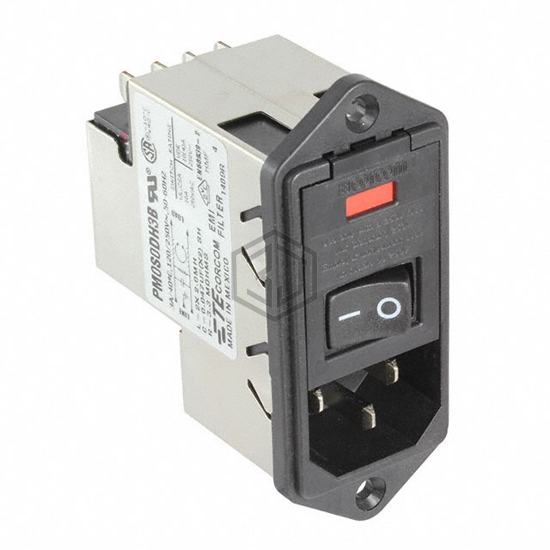7-6609940-2 - TE Connectivity Corcom Filters - Power Entry Connectors - Inlets, Outlets, Modules
