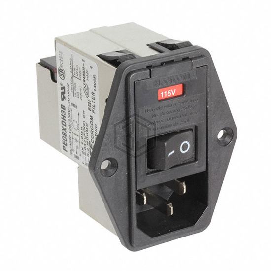 6609929-8 - TE Connectivity Corcom Filters - Power Entry Connectors - Inlets, Outlets, Modules