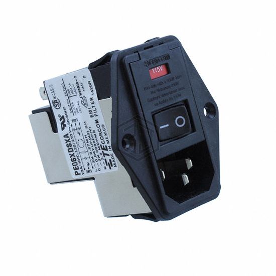 1-6609929-4 - TE Connectivity Corcom Filters - Power Entry Connectors - Inlets, Outlets, Modules