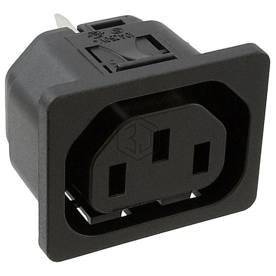 6610.4014 - SCHURTER Inc. - Power Entry Connectors - Inlets, Outlets, Modules