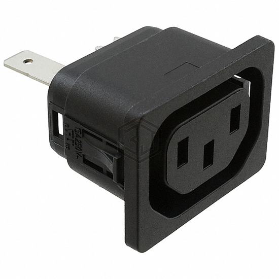 6610.1254 - SCHURTER Inc. - Power Entry Connectors - Inlets, Outlets, Modules
