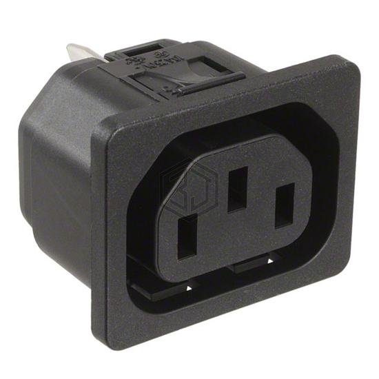 6610.2354 - SCHURTER Inc. - Power Entry Connectors - Inlets, Outlets, Modules