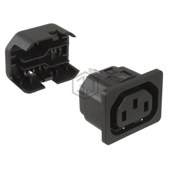 6610.2154 - SCHURTER Inc. - Power Entry Connectors - Inlets, Outlets, Modules