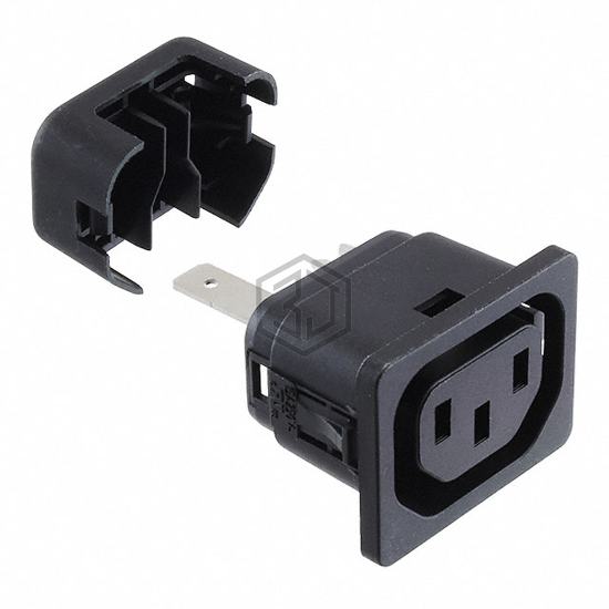 6610.1354.03 - SCHURTER Inc. - Power Entry Connectors - Inlets, Outlets, Modules