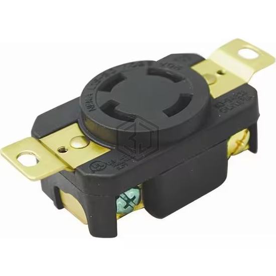 NEMA L15-30 RECEPTACLE - Powertronics - Power Entry Connectors - Inlets, Outlets, Modules