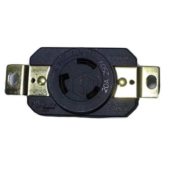 NEMA L6-20 RECEPTACLE - Powertronics - Power Entry Connectors - Inlets, Outlets, Modules