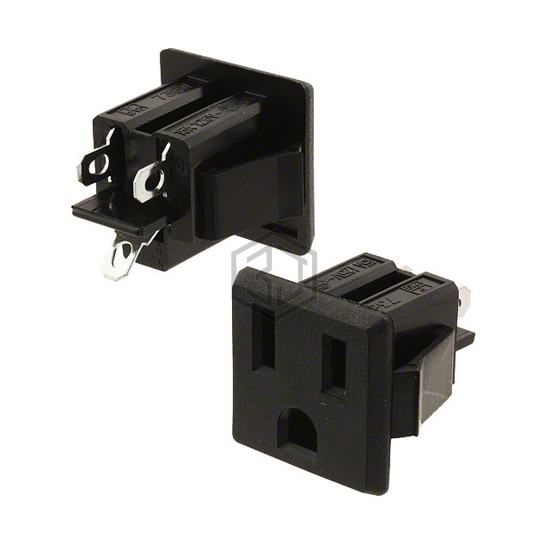 738W-X2/03 - Qualtek - Power Entry Connectors - Inlets, Outlets, Modules
