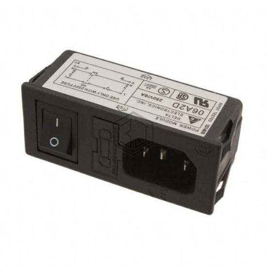 06A2D - Delta Electronics - Power Entry Connectors - Inlets, Outlets, Modules