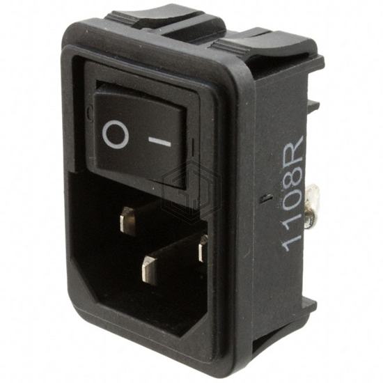 1-1609112-3 - TE Connectivity Corcom Filters - Power Entry Connectors - Inlets, Outlets, Modules