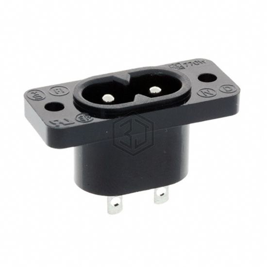 770W-X2/03 - Qualtek - Power Entry Connectors - Inlets, Outlets, Modules