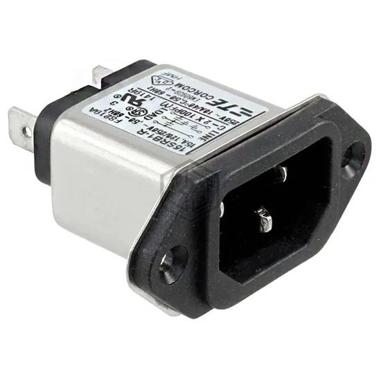 6609987-4 - TE Connectivity Corcom Filters - Power Entry Connectors - Inlets, Outlets, Modules