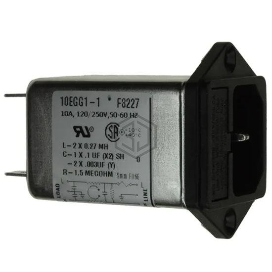 3-1609115-4 - TE Connectivity Corcom Filters - Power Entry Connectors - Inlets, Outlets, Modules