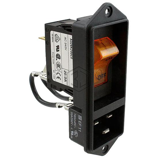 EF11.2561.0010.01 - SCHURTER Inc. - Power Entry Connectors - Inlets, Outlets, Modules