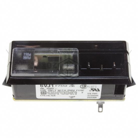 6VJ1 - TE Connectivity Corcom Filters - Power Entry Connectors - Inlets, Outlets, Modules