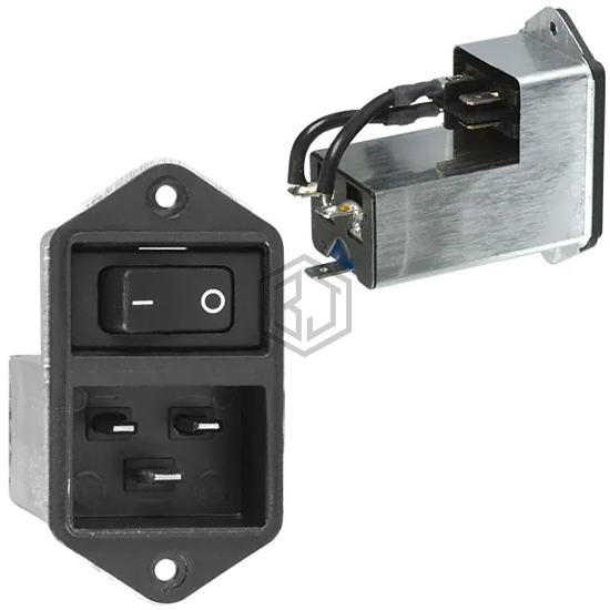 EC12.1101.001 - SCHURTER Inc. - Power Entry Connectors - Inlets, Outlets, Modules
