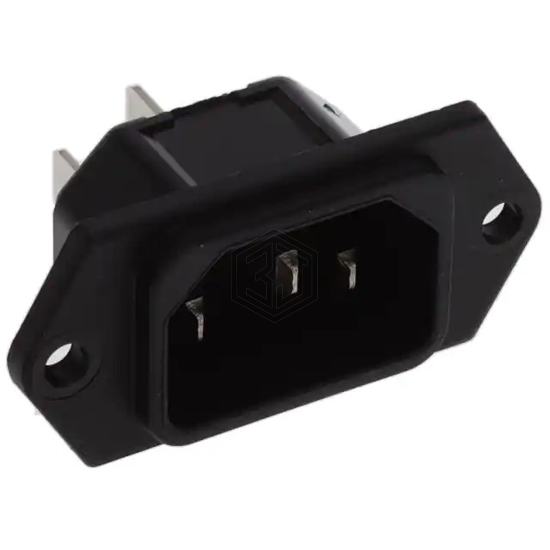 6100.9300 - SCHURTER Inc. - Power Entry Connectors - Inlets, Outlets, Modules
