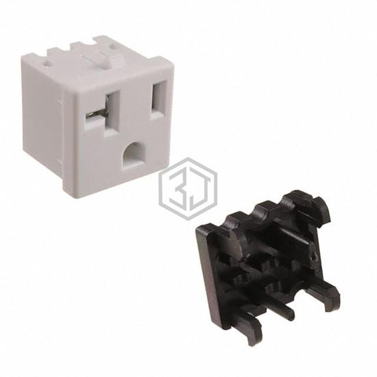 739W-X2/20-WH1 - Qualtek - Power Entry Connectors - Inlets, Outlets, Modules