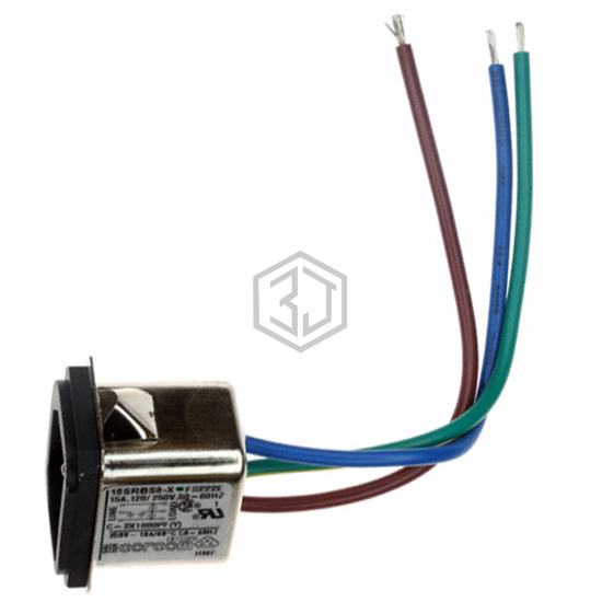 3-6609987-3 - TE Connectivity Corcom Filters - Power Entry Connectors - Inlets, Outlets, Modules