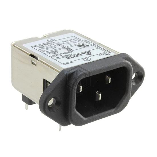 06ME3G - Delta Electronics - Power Entry Connectors - Inlets, Outlets, Modules