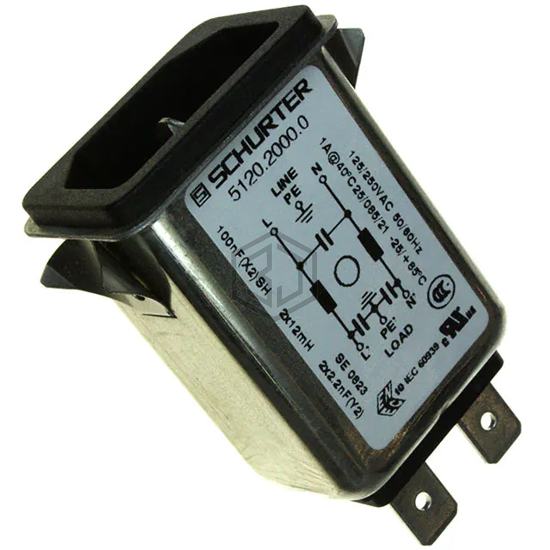 5120.2000.0 - SCHURTER Inc. - Power Entry Connectors - Inlets, Outlets, Modules