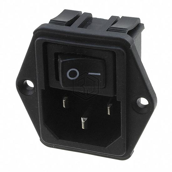 1609112-1 - TE Connectivity Corcom Filters - Power Entry Connectors - Inlets, Outlets, Modules