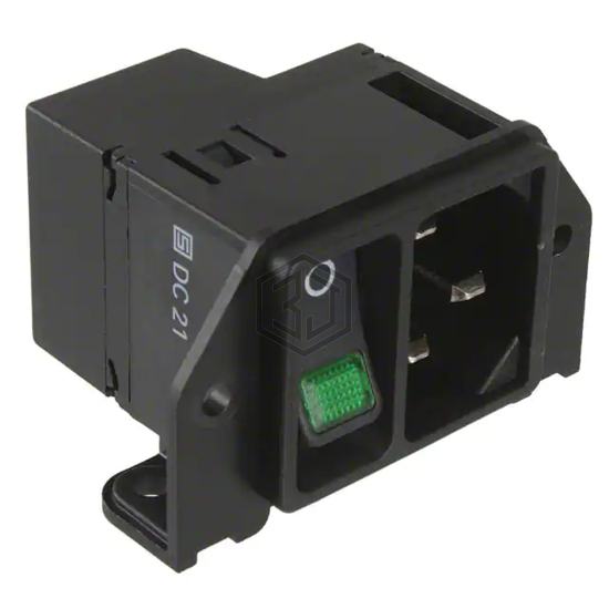 DC21.0024.1111 - SCHURTER Inc. - Power Entry Connectors - Inlets, Outlets, Modules