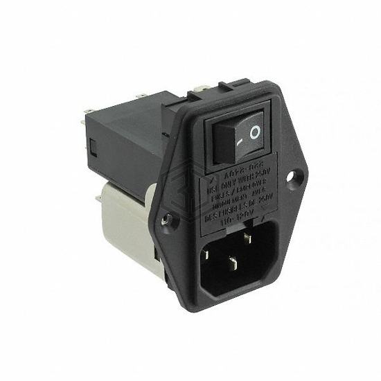06SB3M - Delta Electronics - Power Entry Connectors - Inlets, Outlets, Modules