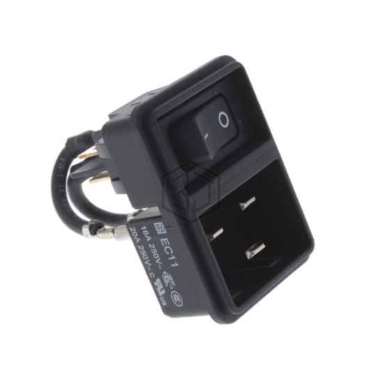 EC11.0001.301 - SCHURTER Inc. - Power Entry Connectors - Inlets, Outlets, Modules