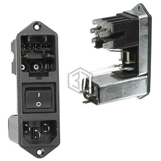 CG60.6101.151 - SCHURTER Inc. - Power Entry Connectors - Inlets, Outlets, Modules