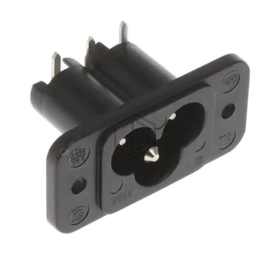6160.0002 - SCHURTER Inc. - Power Entry Connectors - Inlets, Outlets, Modules