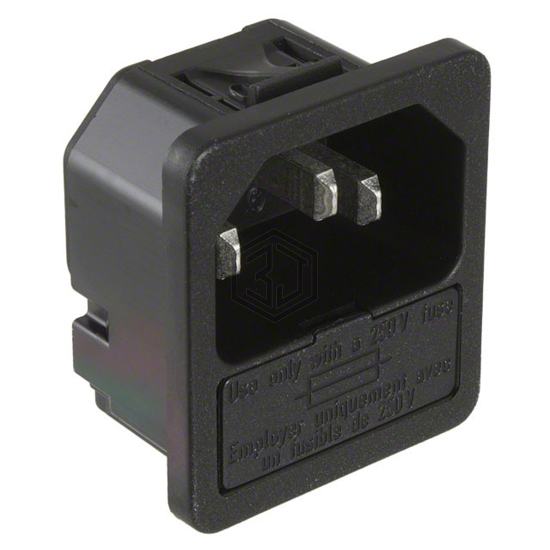 6200.4120 - SCHURTER Inc. - Power Entry Connectors - Inlets, Outlets, Modules