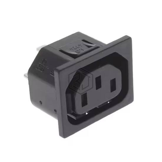 4724.0100 - SCHURTER Inc. - Power Entry Connectors - Inlets, Outlets, Modules