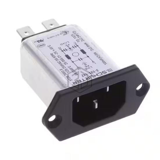 3-101-142 - SCHURTER Inc. - Power Entry Connectors - Inlets, Outlets, Modules