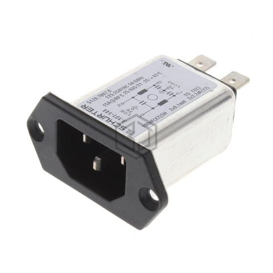 3-101-144 - SCHURTER Inc. - Power Entry Connectors - Inlets, Outlets, Modules