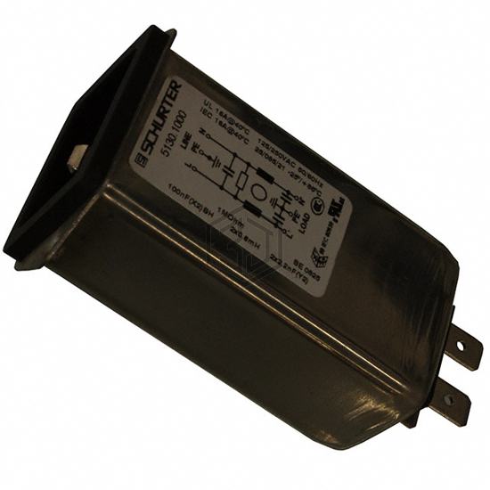 5130.1000 - SCHURTER Inc. - Power Entry Connectors - Inlets, Outlets, Modules
