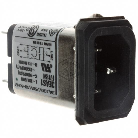 6609005-7 - TE Connectivity Corcom Filters - Power Entry Connectors - Inlets, Outlets, Modules