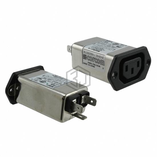 3EBF1 - TE Connectivity Corcom Filters - Power Entry Connectors - Inlets, Outlets, Modules