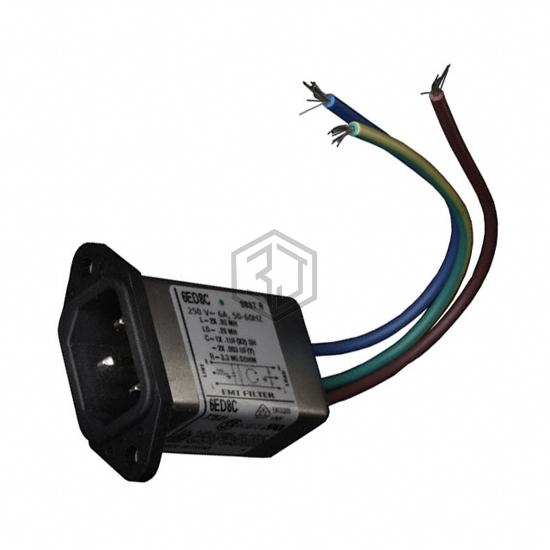 1-6609016-5 - TE Connectivity Corcom Filters - Power Entry Connectors - Inlets, Outlets, Modules