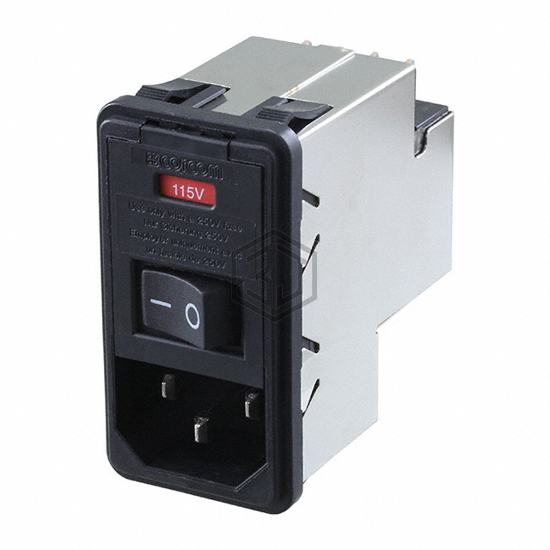 1-6609963-0 - TE Connectivity Corcom Filters - Power Entry Connectors - Inlets, Outlets, Modules