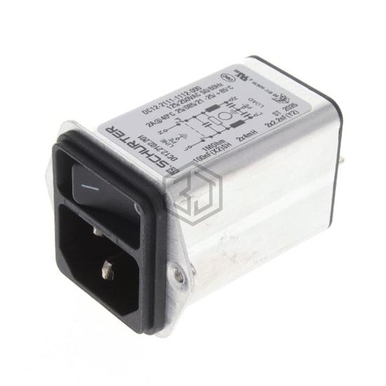 DC12.2102.201 - SCHURTER Inc. - Power Entry Connectors - Inlets, Outlets, Modules