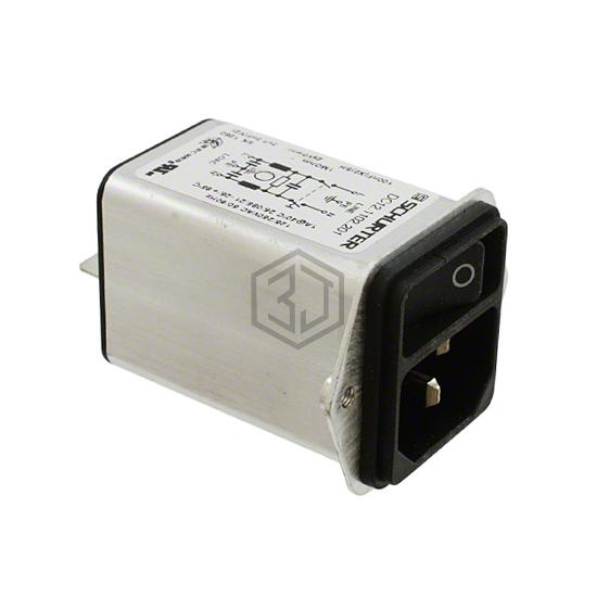 DC12.1102.201 - SCHURTER Inc. - Power Entry Connectors - Inlets, Outlets, Modules